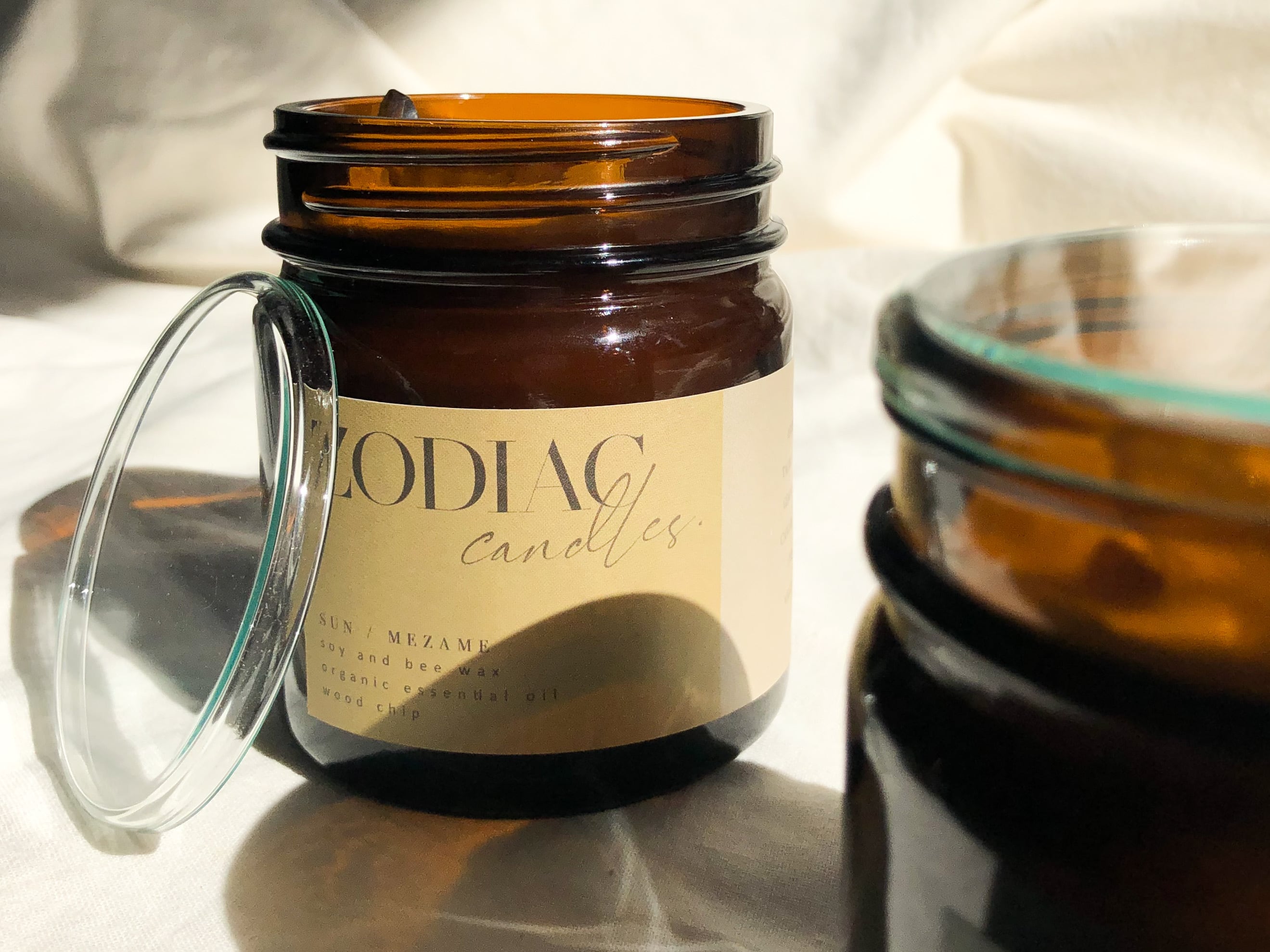 乙女座 太陽｜ZODIAC candles SUN｜12星座の守護石キャンドル