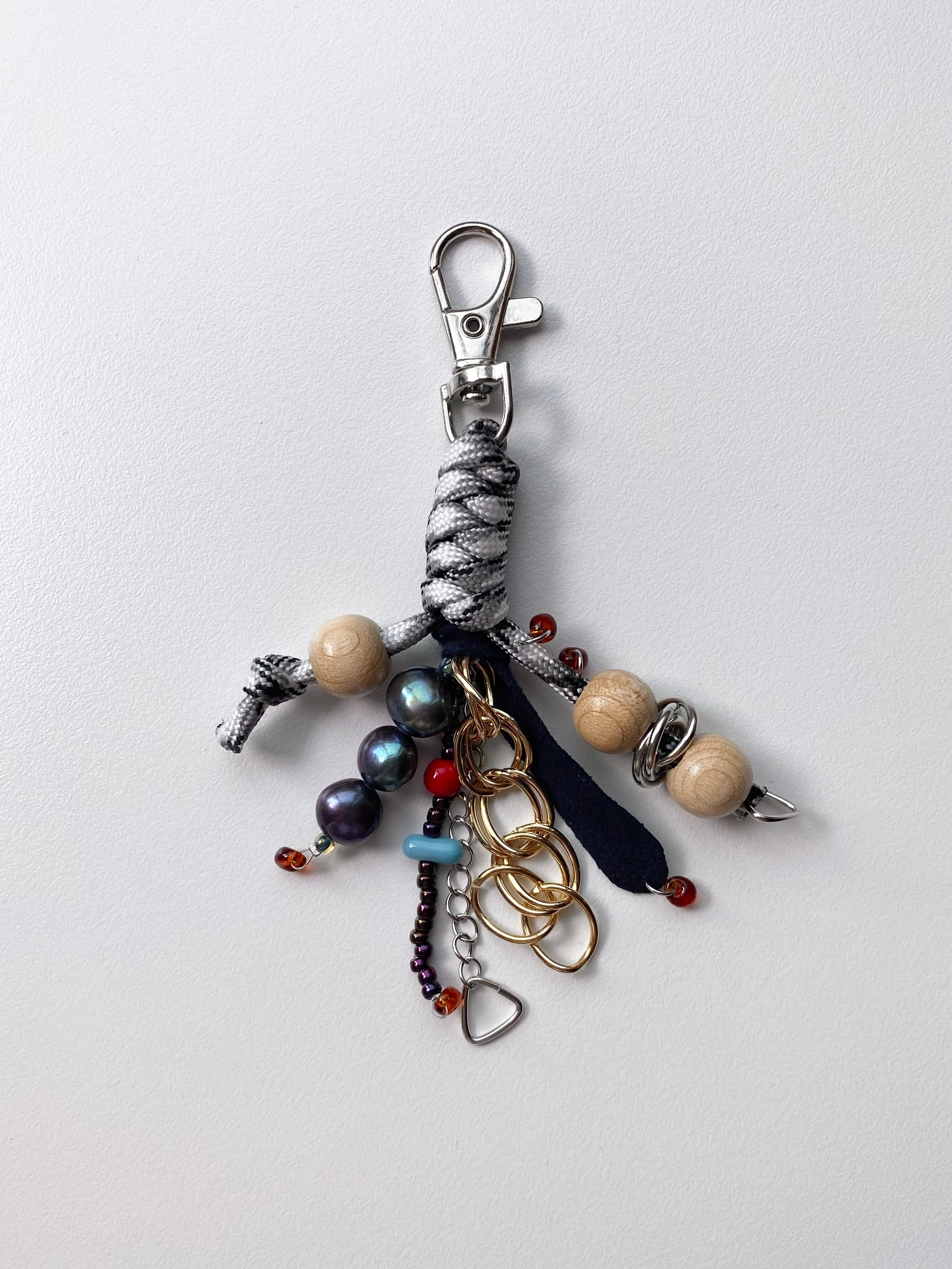 SIX 95【Long Keyring -Beige-】 | PAY ID