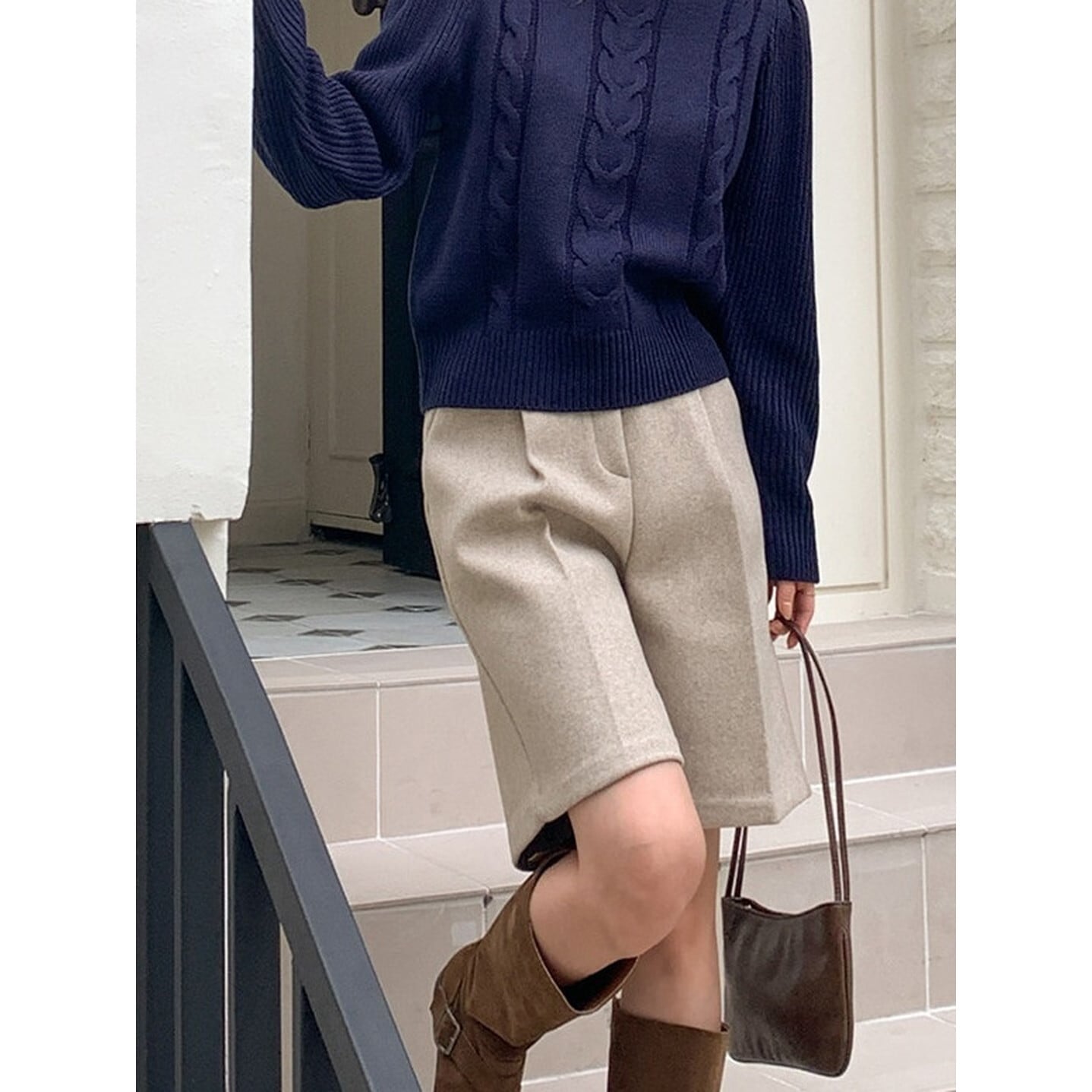 タックデザインハーフパンツ RA3079