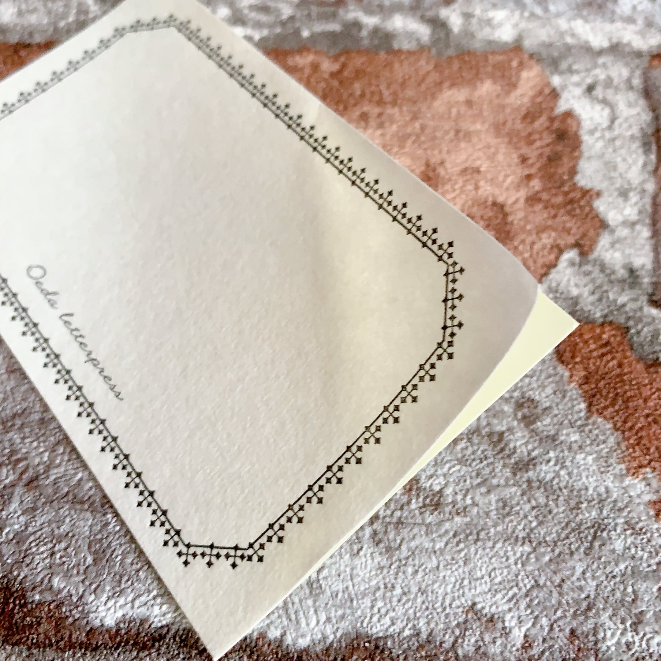 LETTERPRESS sticker set【Bronze / Black】活版印刷 大枝活版室