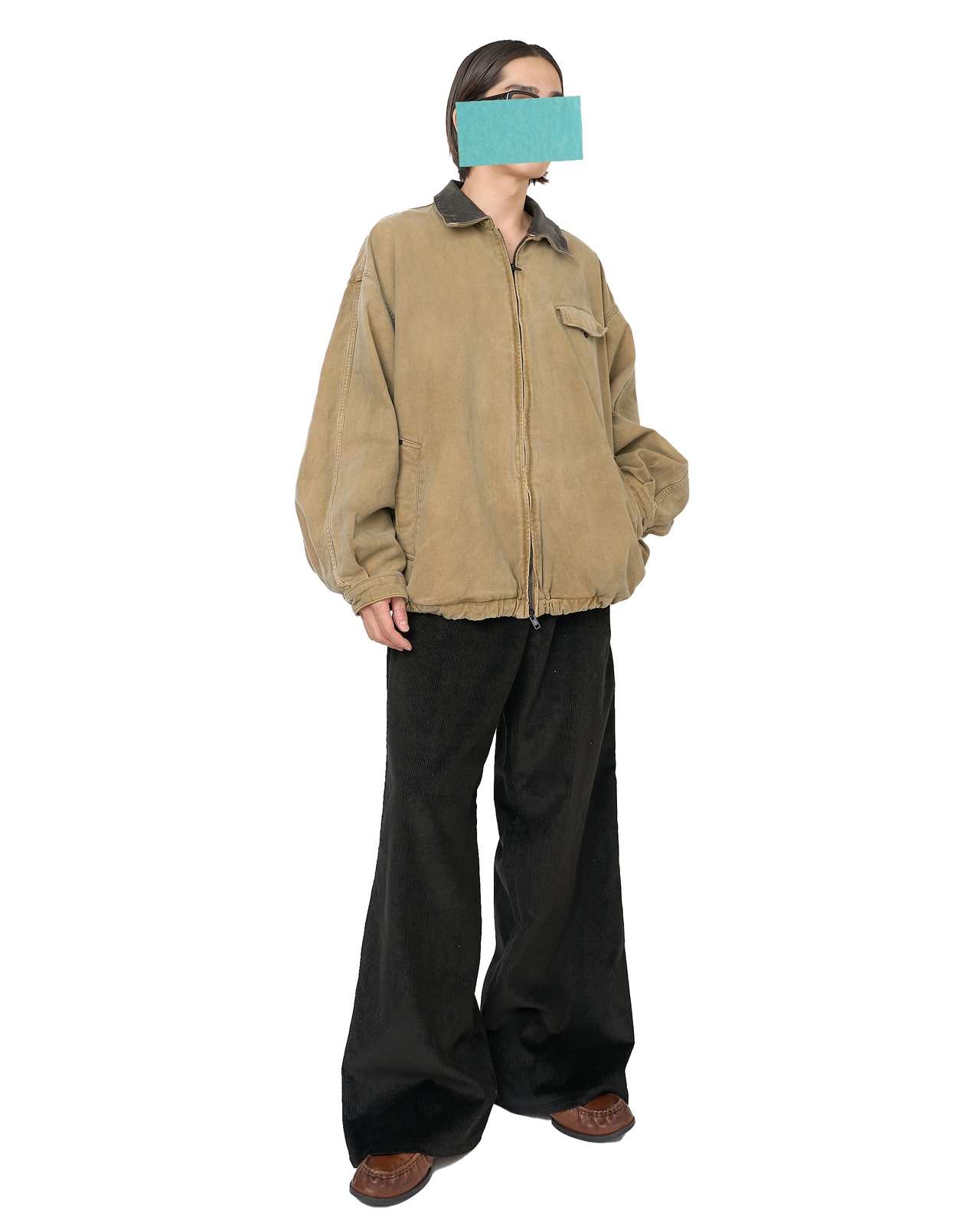 ssstein "SULFUR DYED OXFORD VINTAGE JACKET〔KHAKI〕"