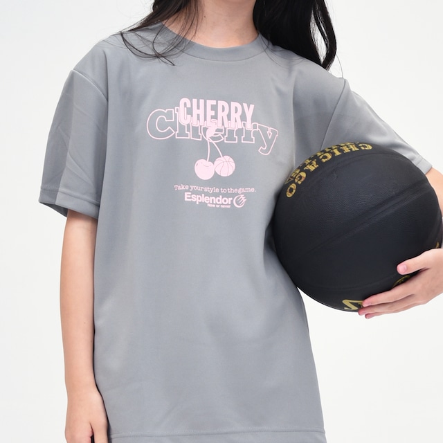 【NEW】さくらんぼ Tシャツ(グレー)
