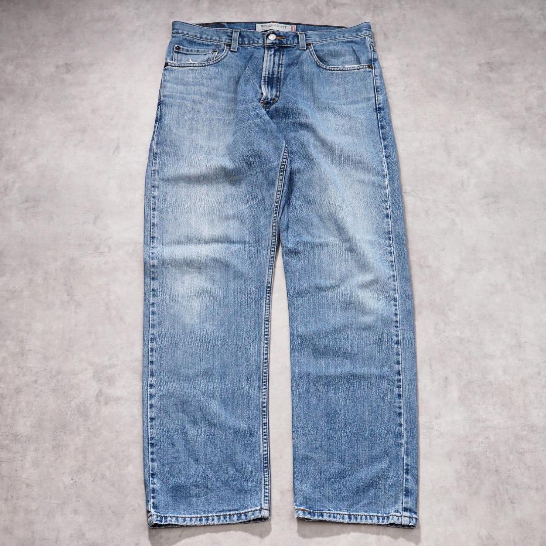 リーバイス505 Levis W34 青 古着 00s Y2K ヒゲ 21984