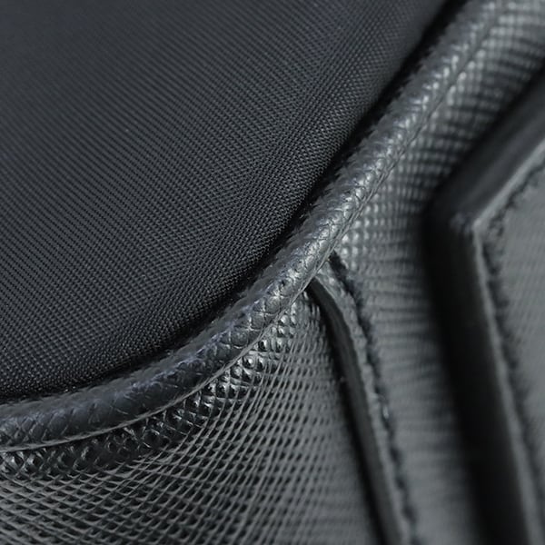 Used PRADA プラダ ブリーフケース リナイロン サフィアーノレザー