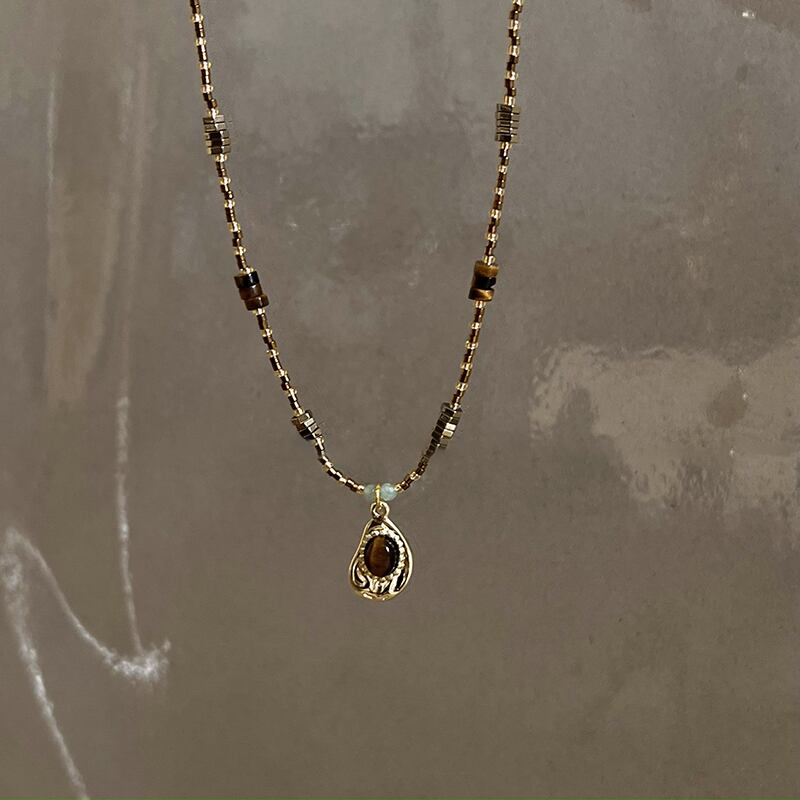 XIAN虎目石のレトロネックレス 3s | Pay ID