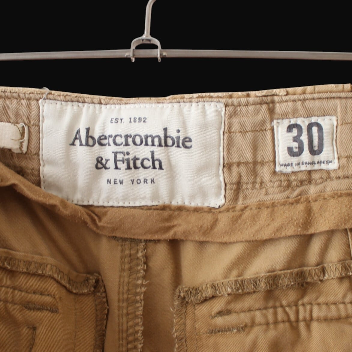 sold Abercrombie & Fitch アバクロ ベルト付き カーゴショーツ
