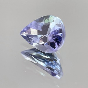 非加熱タンザナイト 0.86ct ルース ペアシェイプ