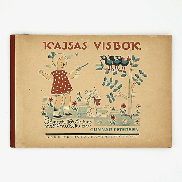 エーヴァ・フォシュ（ビロウ）：絵「Kajsas visbok（カイサの童謡集）」《1931-01》