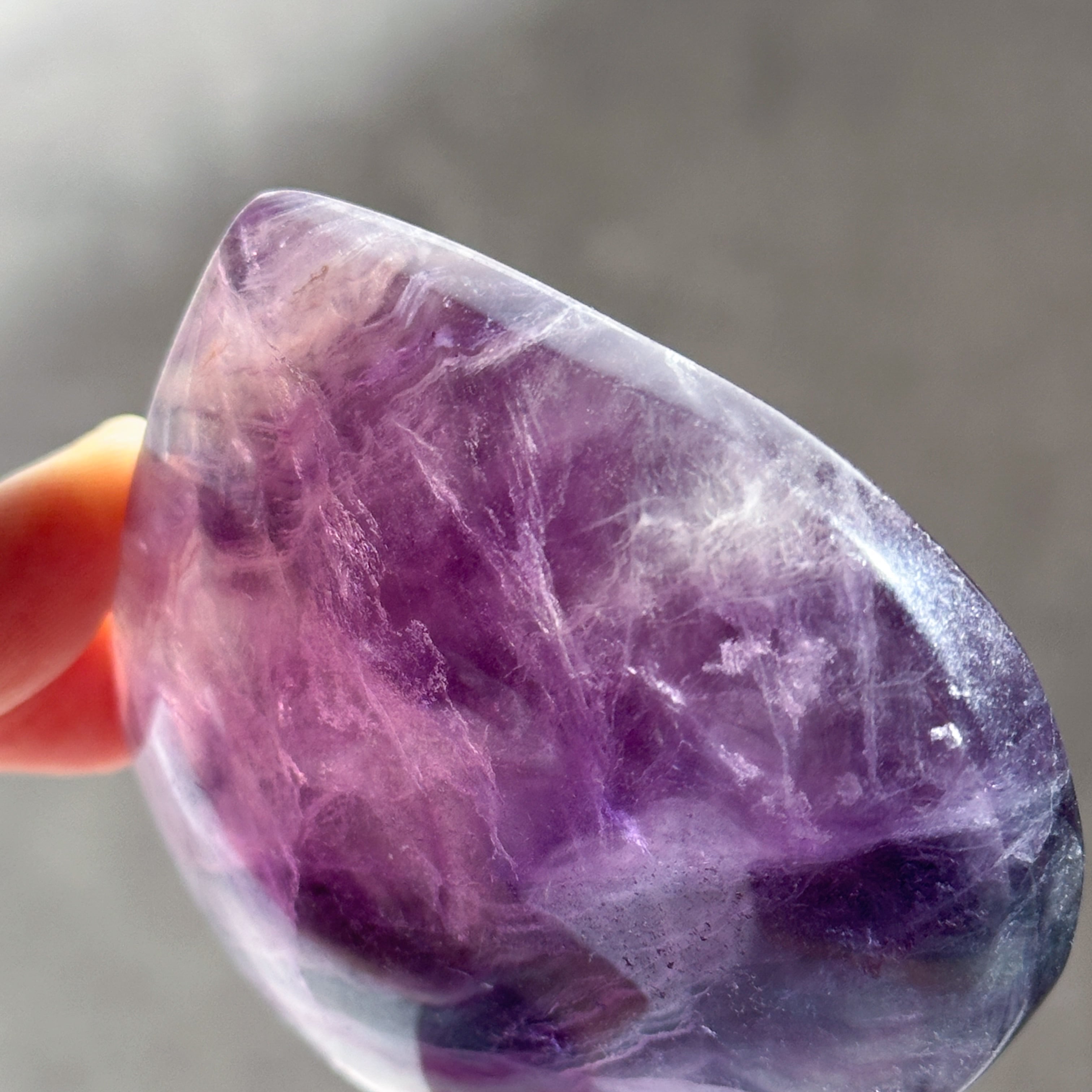 レインボーフローライト ハート33◇ Rainbow Fluorite ◇天然石・鉱物