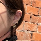 428P heartピアス