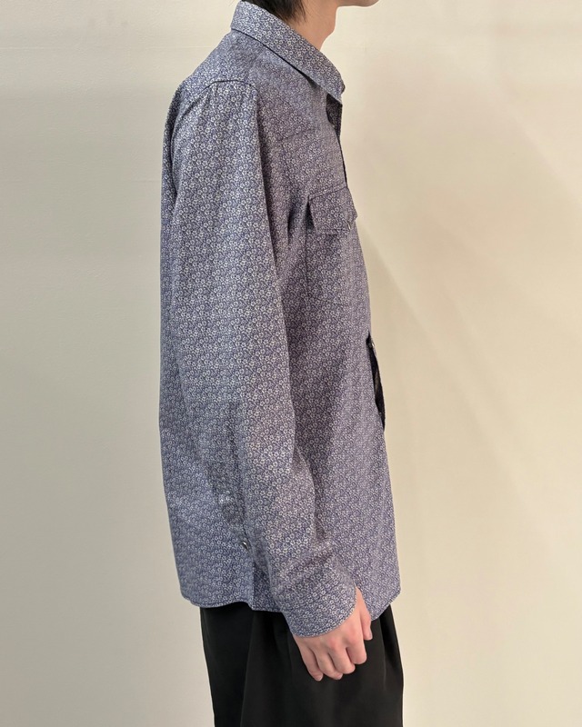 【GUCCI】floral pattern western shirt