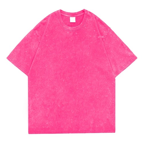 男性と女性のためのウォッシュドコットン半袖Tシャツ,レトロなカジュアルウェア,原宿,パンクパターン,洗浄,ストリート,ヒップホップ ボトム ボトムス ズボン T240619132821_02