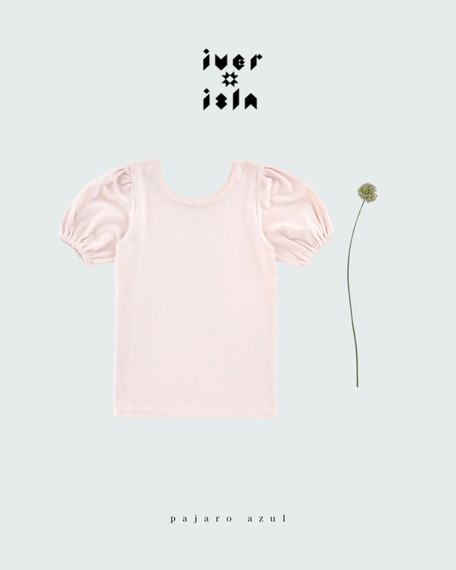 iver&isle｜pima short-sleeved poet tee｜shell