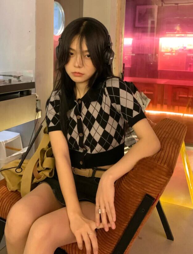 スタンダードショートニットカーディガンサマースリム薄手シャツ レディース レトロ 夏物 モンロー32896673758