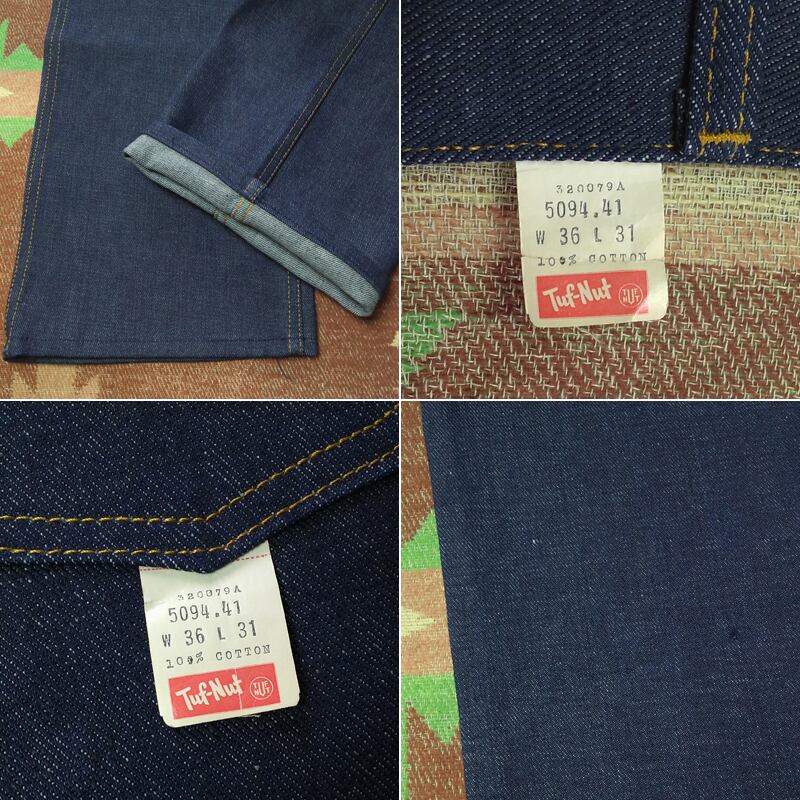 70s TUF NUT Denim Jeans（表記W36L31）DEAD-STOCK