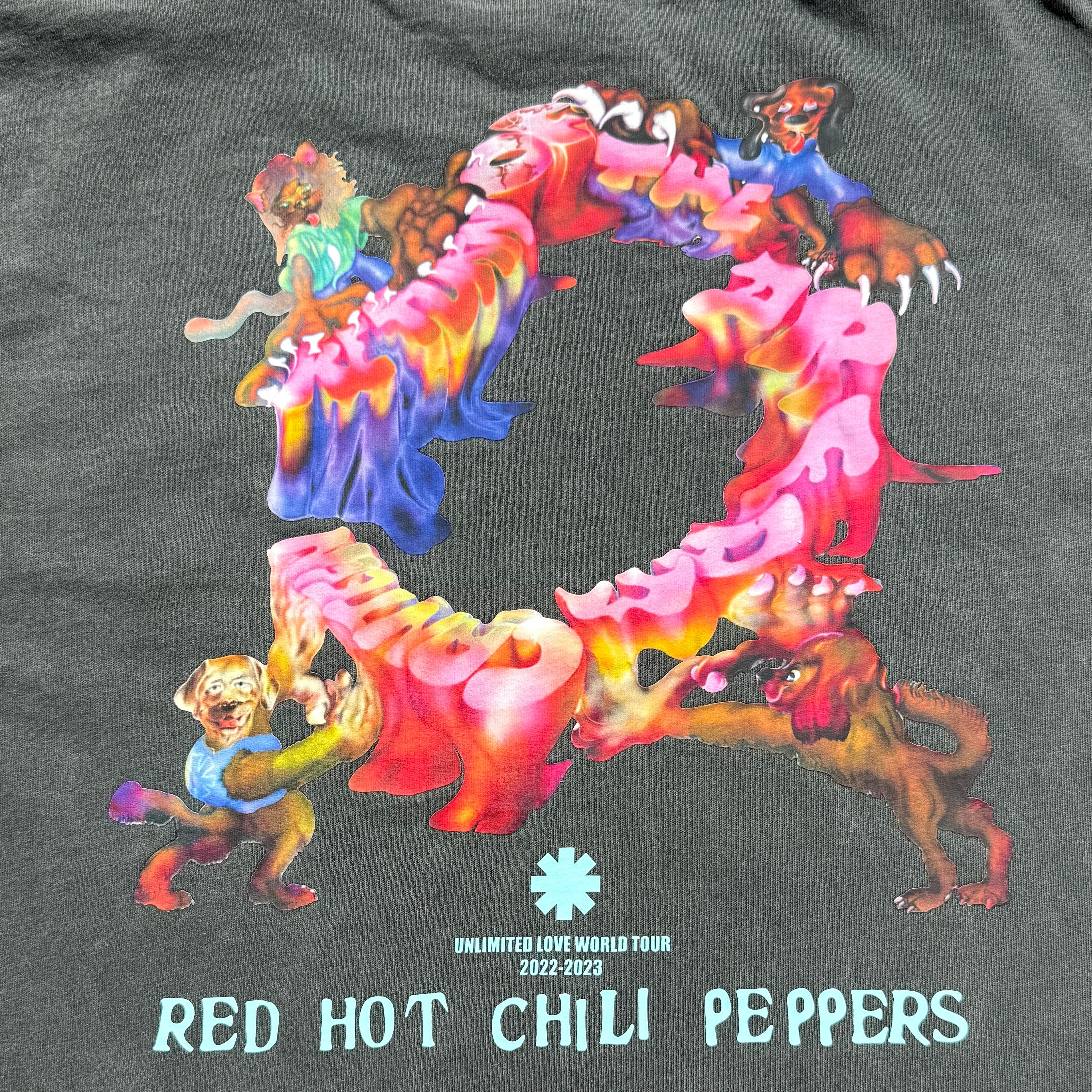 USED “RED HOT CHILI PEPPERS” 2022-2023 WORLD TOUR T-Shirt L