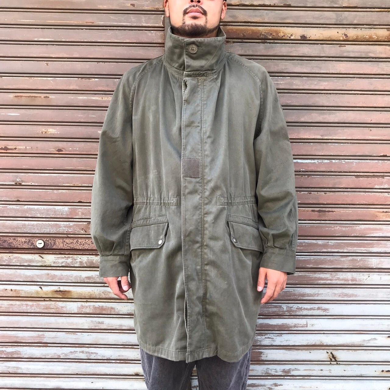 70s フランス軍 実物 M-64 ヴィンテージ フィールドパーカー 92C  