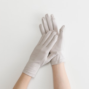 【WOMEN】organic cotton gloves +