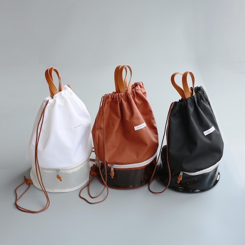 chocolatesoup(チョコレートスープ) / TWO LAYER POOL BAG / WHITE・BROWN・BLACK / ONE SIZE