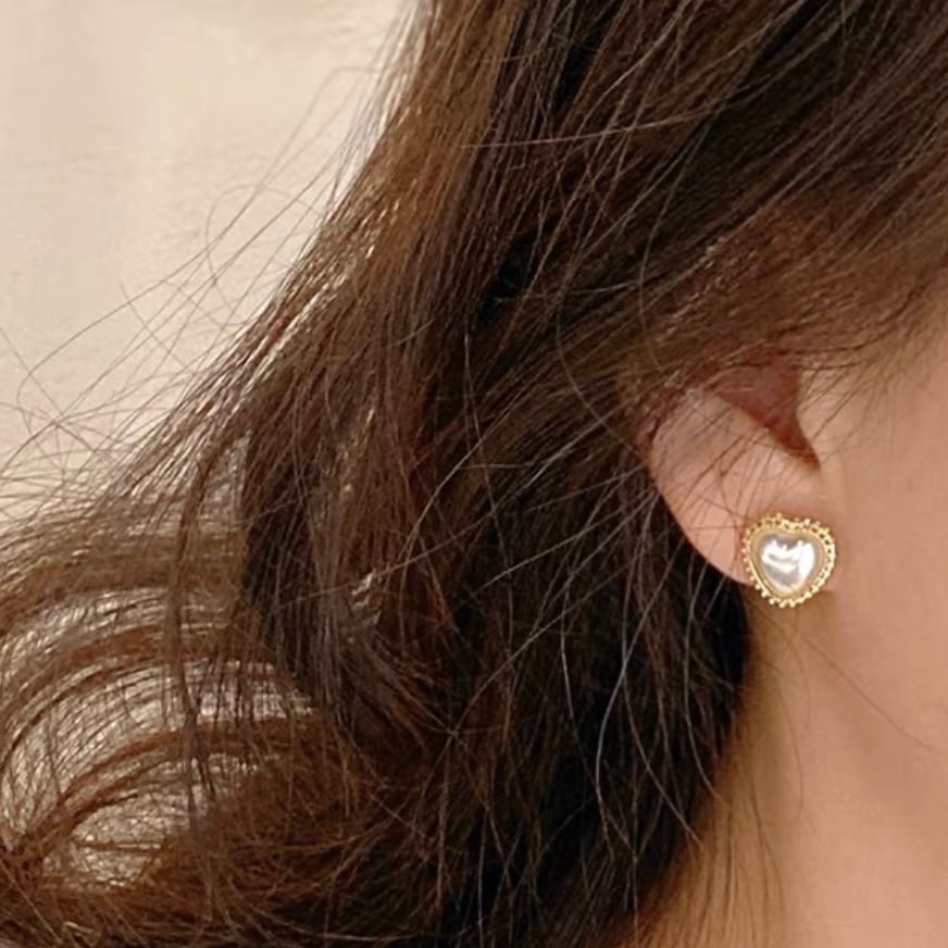 pearl heart pierce | Matey