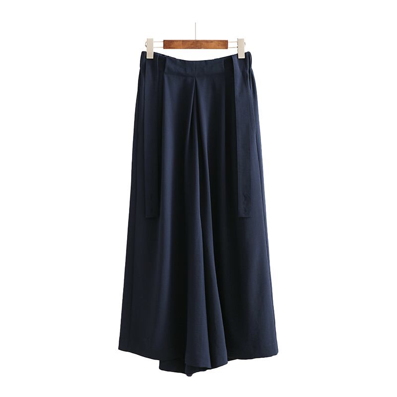 CHICEVERズボン女性ワイドレッグパンツウエストベルボトムパラッツォボトムストラップ付き洋服ビッグサイズ秋 オータム 秋物 ワイドパンツ 6base541827216148