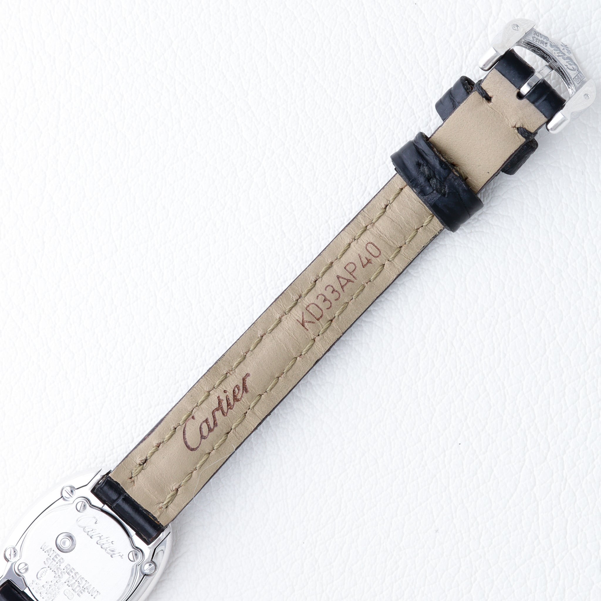 カルティエ　カーフスキンストラップ　ベニュワール ミニモデル 用 美品♡カルティエ ミニベニュワール 時計 ベルト ストラップ 【公式通販】