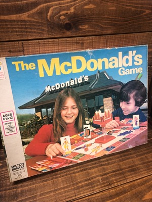 McDonald's Vintage Board Game Box/マクドナルド ボードゲーム Milton Bradley 70's ビンテージ