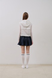 GOXO ゴーエックスオー フォーリンゴルフ ウーブンフード ベスト ホワイト