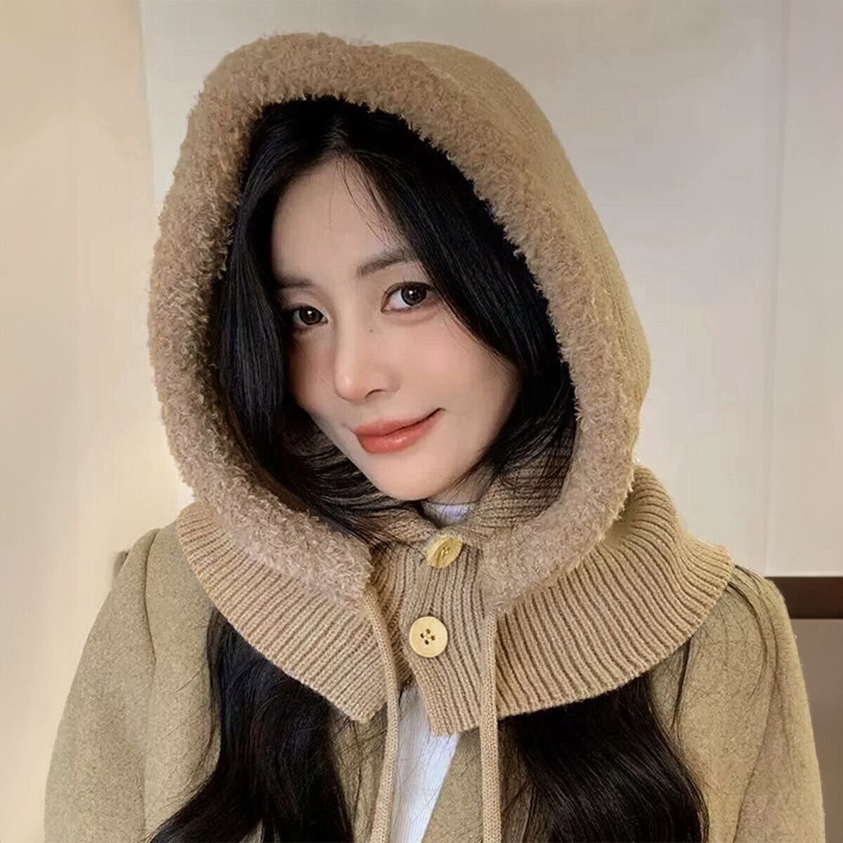 ニット帽 ネックウォーマー一体型 レディース メンズ 秋冬 韓国 バラクラバ おしゃれ 大人 かわいい きれいめ カジュアル スキー スノボ アウトドア 大人可愛い 大人女子