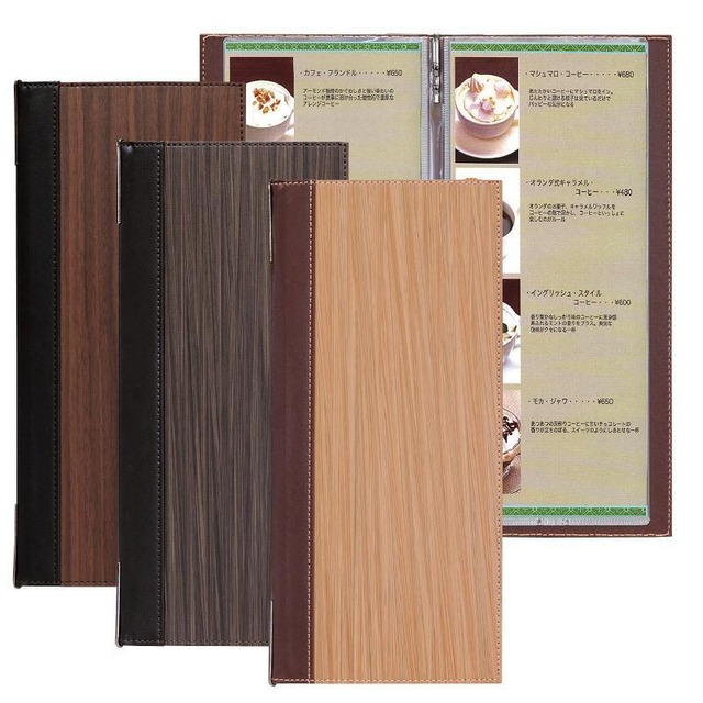 TPE-304　税抜定価¥3,000-    メニューブック　SHIMBI（シンビ）　縦長