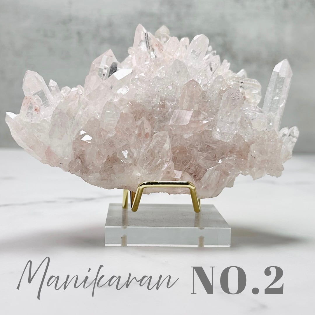 オーラ加工 クリアクォーツクラスター 天然石 置物