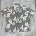 ORVIS 100% Silk Feather Pattern Shirt