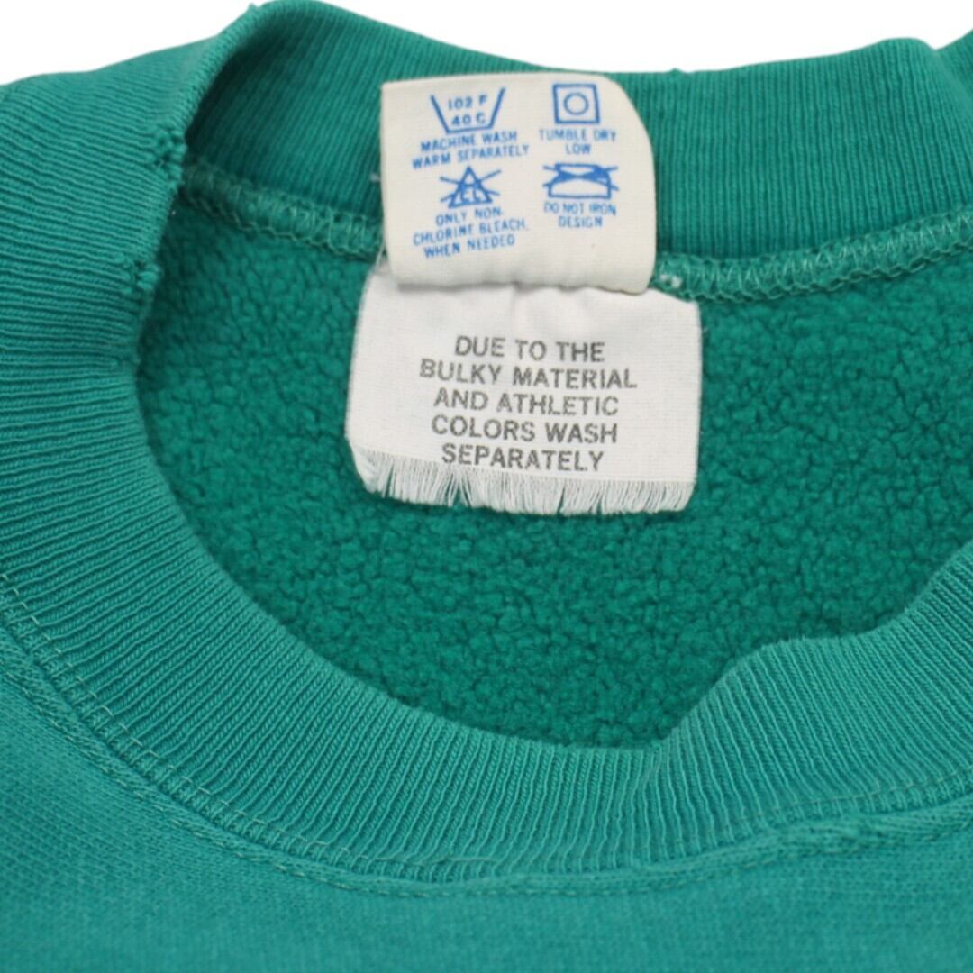 古着 80s USA製 Champion Reverse Weave Warmup Crew Neck Green