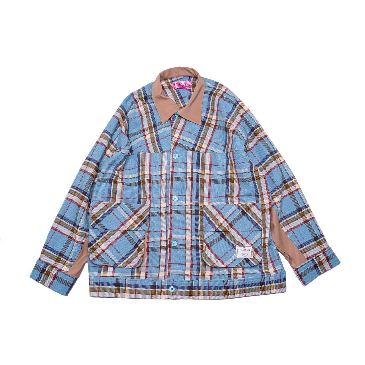 [2023Spring] EFFECTEN(エフェクテン) / twill check hunting jacket