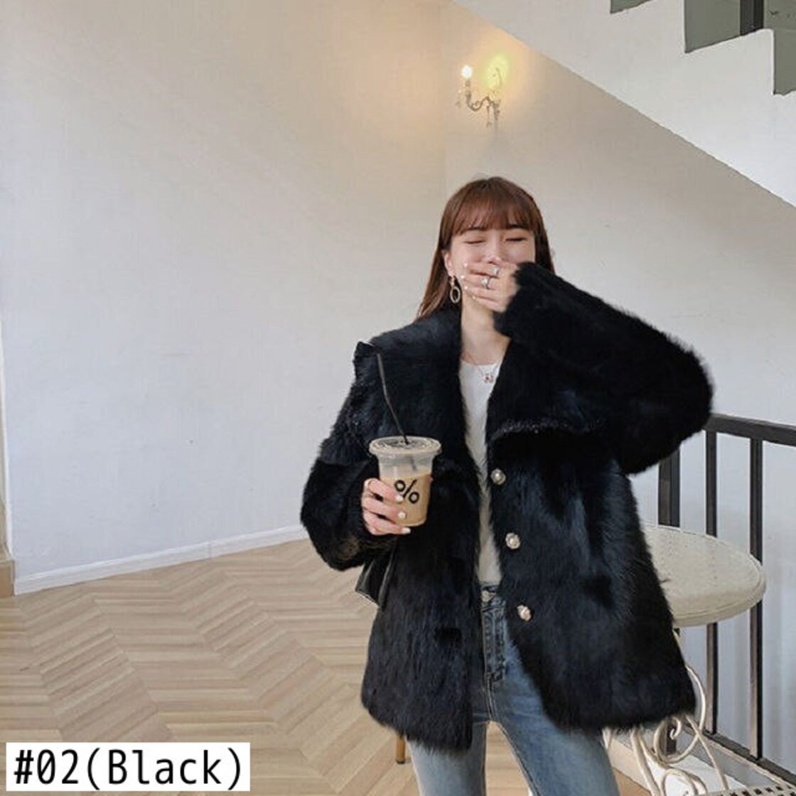 女性 2021 冬フェイクフォックスファーオーバーコート厚い生き抜く甘い 