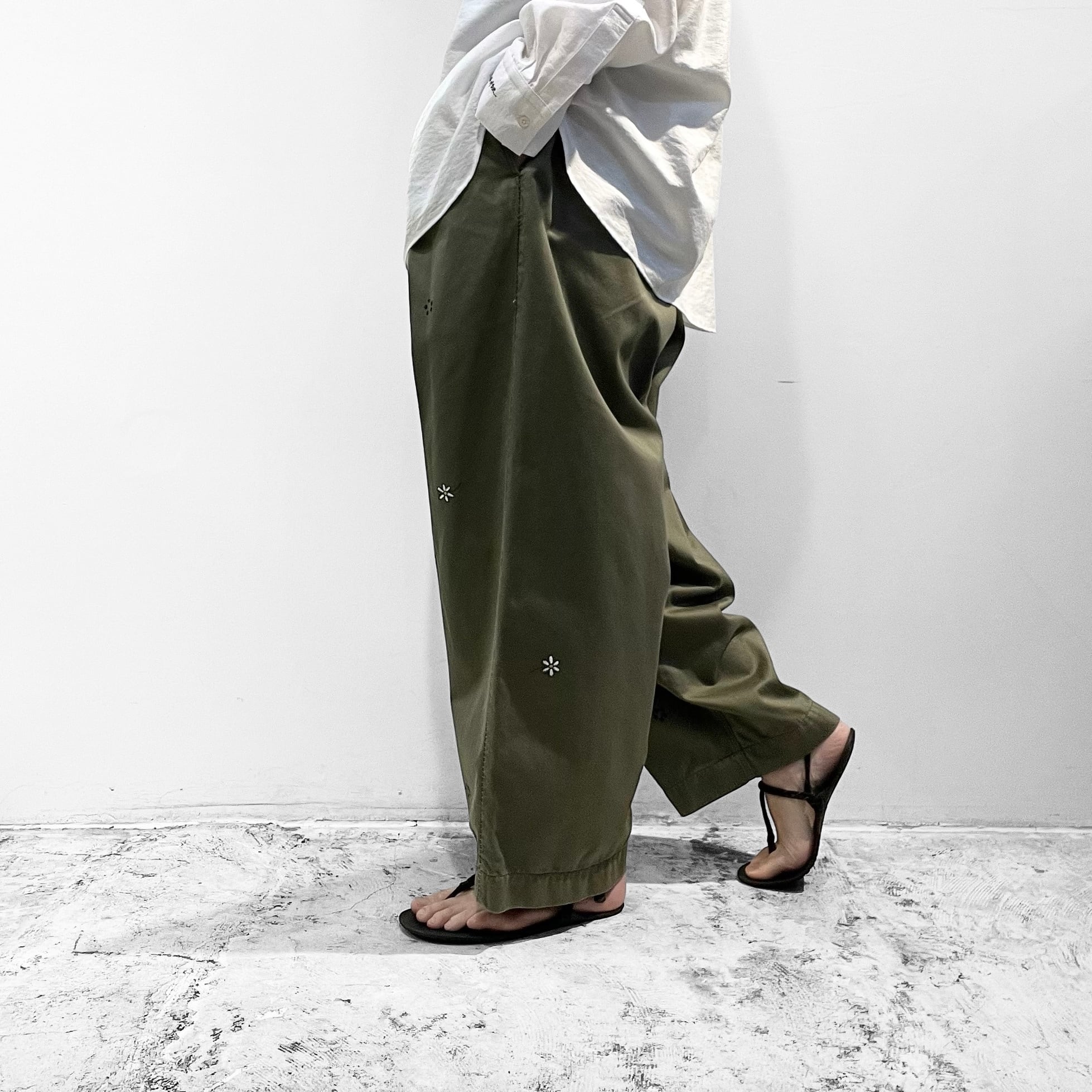my beautiful landlet  チノコート　18aw my beautiful landlet 【マイビューティフルランドレット】FLOWER