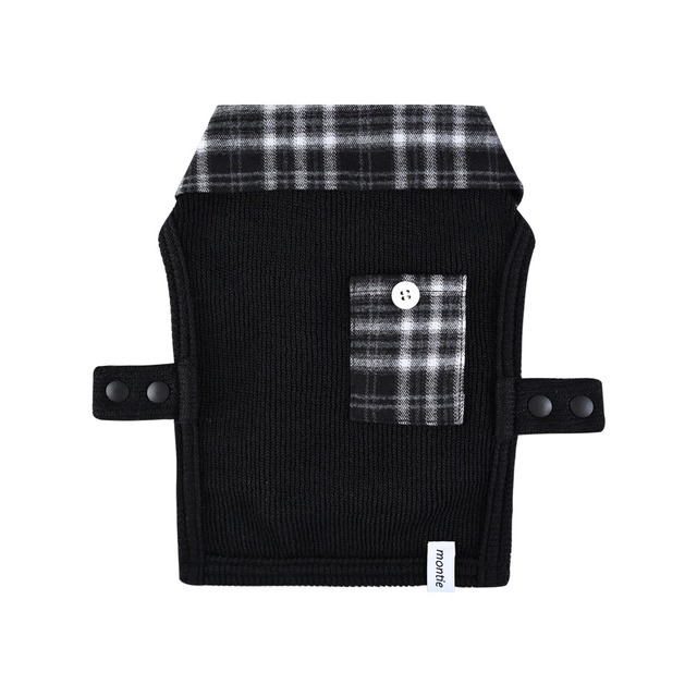 足を通さない襟付きシャツ ‐ (BLACK)