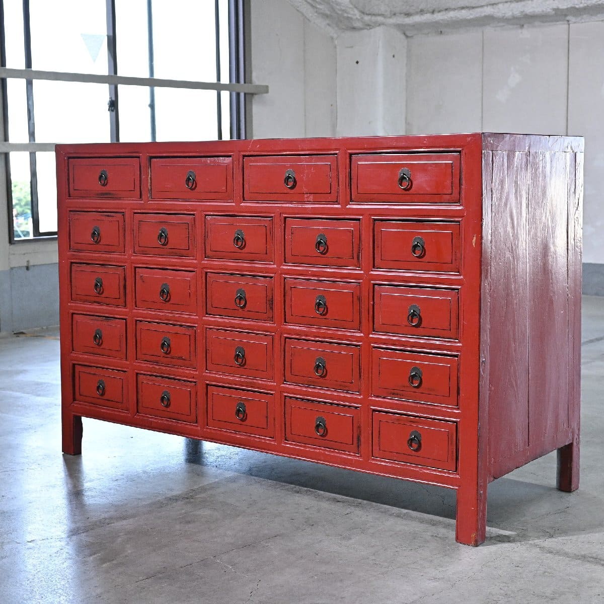 China antiques キャビネット 中国家具 箪笥 収納 観音開き 引き出し