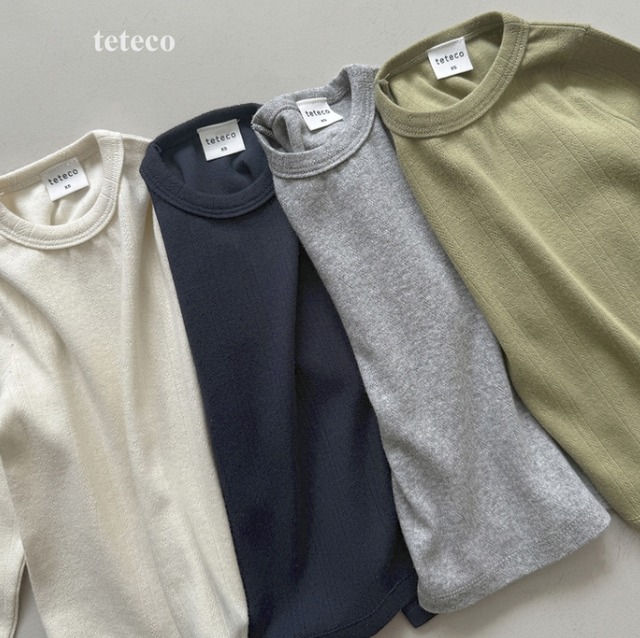 【取寄】teteco アイレットTシャツ｜秋服｜韓国子供服｜ 26/AT