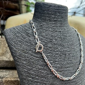 Dumbbell Chain Necklace / 2 Sizes