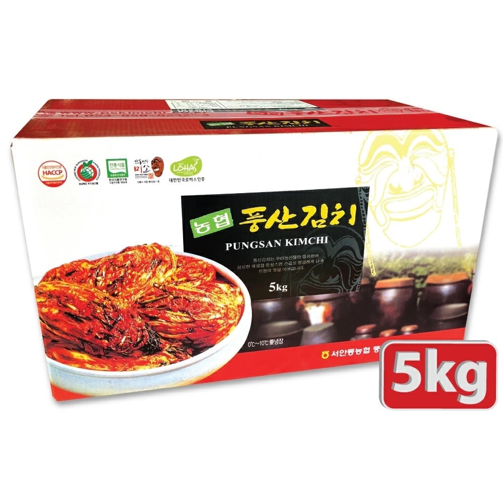 冷蔵便) 農協 白菜キムチ 5kg / プンサン 韓国キムチ NH PUNGSAN