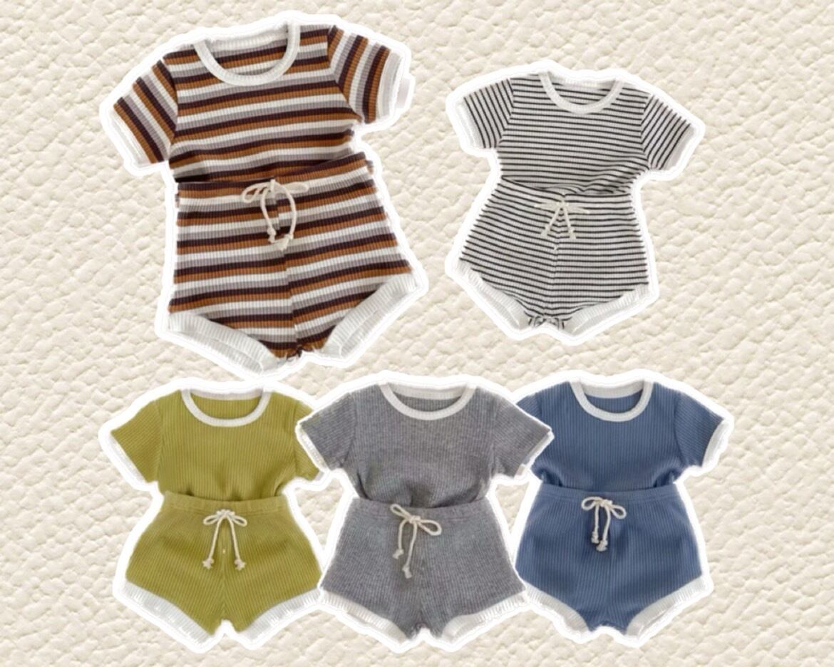 セットアップ / ボーダー / 女の子 / 男の子 / ~3才( A~E )