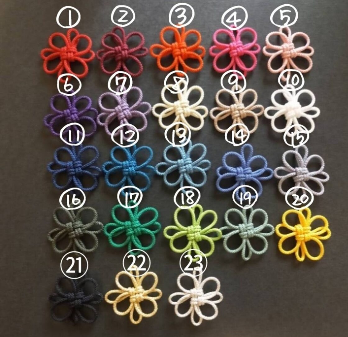 3つセット）チャイナボタン（色オーダー可）【チャイナ】【中華風 