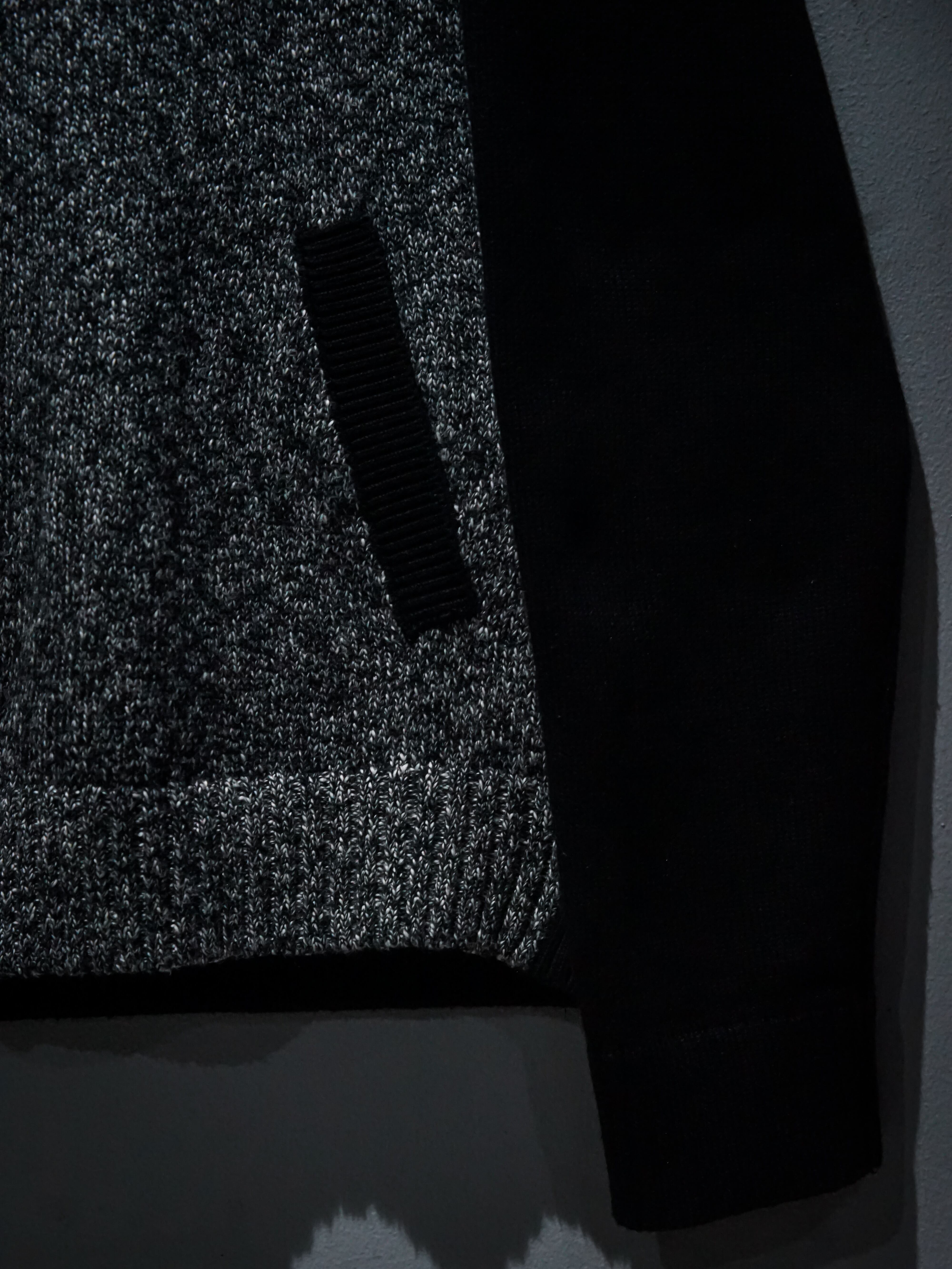 add (c) vintage】Color Swiching Vintage Loose Drivers Knit | Caka 