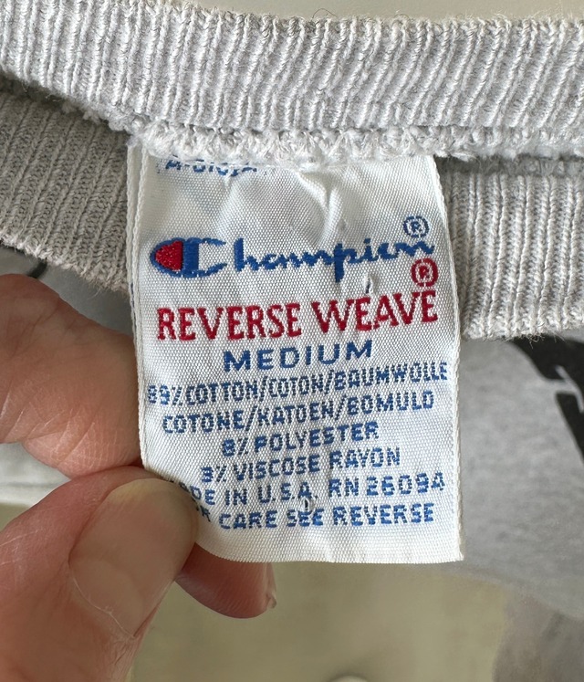 -Champion- Vintage 90s M USMA Reverse Weave Sweat made in USA