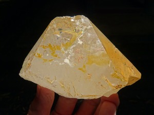 ザギマウンテンクォーツ、レインボー&リモナイトゴールド