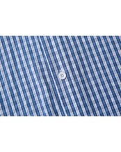 チェック柄オーバーサイズ半袖シャツ　S0324