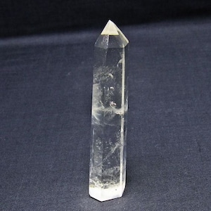水晶 六角柱 ポイント 置物 一点物 142-11135