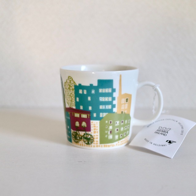 [SOLD OUT] Arabia アラビア / Teema ティーマ Hometown マグカップ 2012年 限定 ダウンタウン