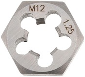 イチネンアクセス Thread Master(スレッドマスター) タップ・ダイス 六角ダイス M12×1.25mm 22242 六角サイズ24mm(合金工具鋼)